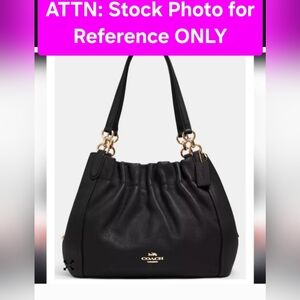 Coach Black Leather Women's Bag